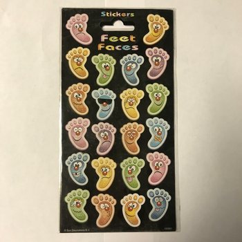 TARRAT: Vrolijke Voeten / Feet Faces, 20 x 10 cm (10 kpl)