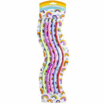 5-osainen Taivutettavat Lyijykynät Twisty XL -setti kartongilla (10 kpl)