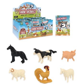 Blind Bag / Yll&auml;tyspussi - Teema: Maatilan El&auml;imet Myyntitelineess&auml; (60 kpl)