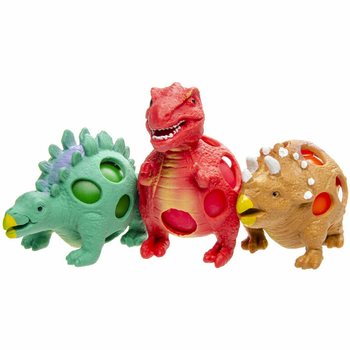 Squishy Mesh Dinosauruspallo - Display (12 kpl)