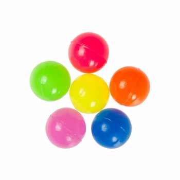 MIX POMPPUPALLOT NEONV&Auml;RIT &Oslash; 3,2 cm (50 kpl)