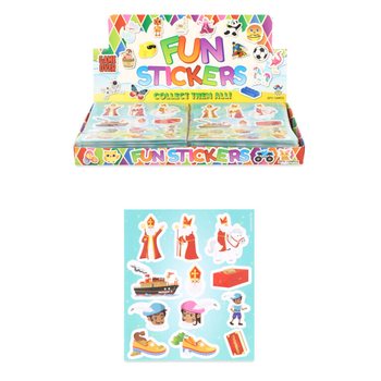 FUN STICKERS &ndash; MALLI: SINTERKLAAS (120 kpl)