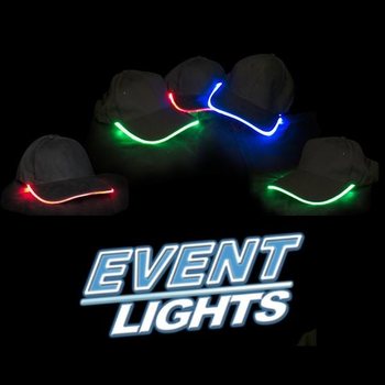 VALAISTU LED-LIPPIKSET / PARTY CAPS - V&Auml;RI: VIHRE&Auml; (12 kpl)