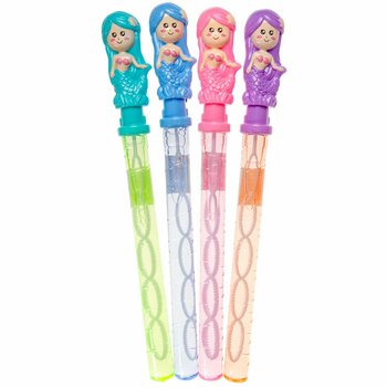 Suuri Merenneito Saippuakuplasauva - 38 cm - Myyntiteline (24 kpl)