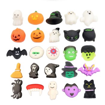 HALLOWEEN SQUISHY -HAHMOT ÄMPÄRISSÄ LAJITELMA (25 kpl)