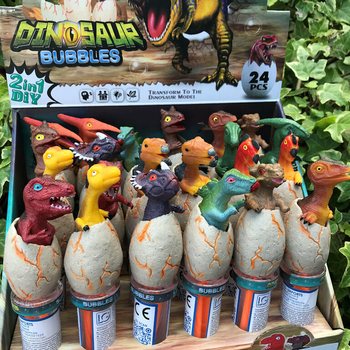 3D Dinosauria Saippuakuplasauvat (24 kpl telineess&auml;)