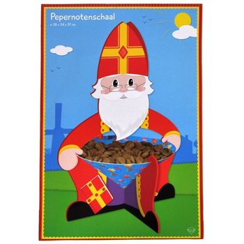 Suuri Pepernoten-kulho Sinterklaas 26 x 24 x 33 cm (6 kpl)