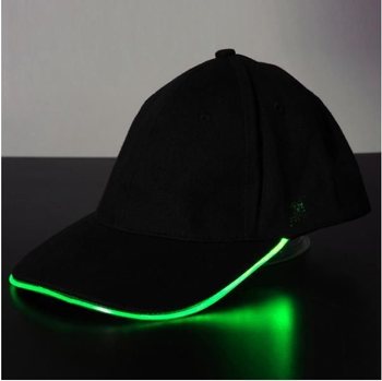 VALAISTU LED-LIPPIKSET / PARTY CAPS - V&Auml;RI: VIHRE&Auml; (12 kpl)