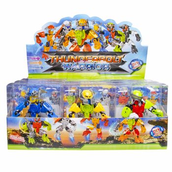 THUNDERBOLT ROBOT WARRIOR TOIMINTAHAHMO DISPLAYSSA (12 kpl)