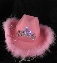 COWBOY-HATTU VALOLLA - VAALEANPUNAINEN (6 kpl)