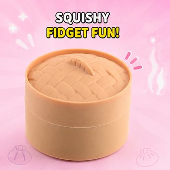 RAGE - Squishy SUGAR EDITION Bun Dumplings PIENI (5.3 x 5.3 x 4.1 Cm) Viral 2026 Fidget-lelu (24 kpl)