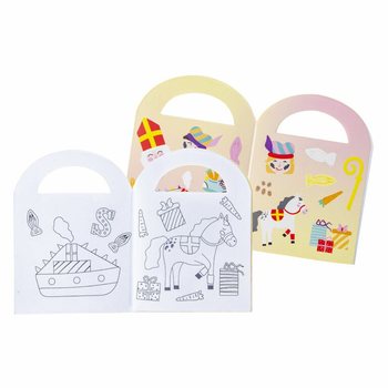 Pieni&auml; Sinterklaas-v&auml;rityskirjoja tarroilla (48 kpl)