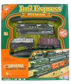 Klassinen Lelujunasetti INTERNATIONAL TRAIN EXPRESS
