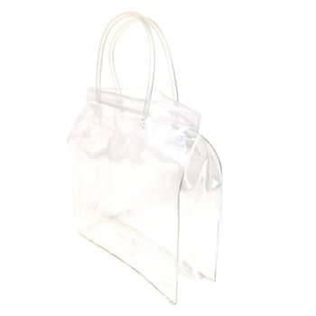 Ylellinen L&auml;pin&auml;kyv&auml; Tasapohjainen Pakkauspussi Tukevalla Kahvalla 18,5x18cm (25 kpl)