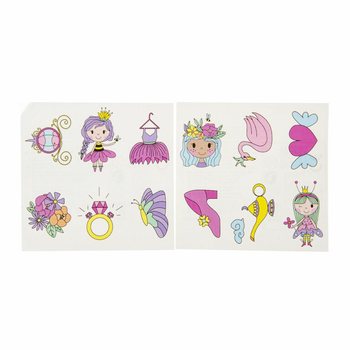 Fun Tattoos - Prinsessat (96 kpl)