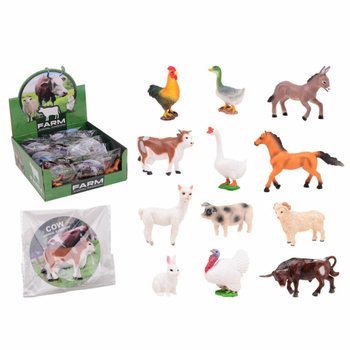 ANIMAL WORLD - Maatilan el&auml;imet Display (36 kpl)