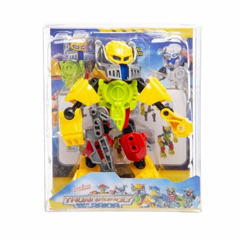 THUNDERBOLT ROBOT WARRIOR TOIMINTAHAHMO DISPLAYSSA (12 kpl)