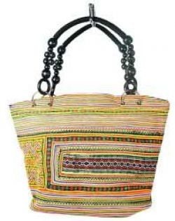 Tuotenro: 97737 - B-FAIR Beads -laukku Musta/Sateenkaari (1 kpl)