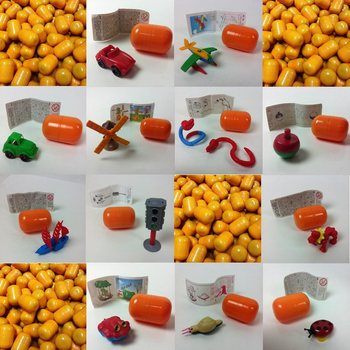 Mix Yll&auml;tysmunat Kapselit Lelulla (100 kpl)