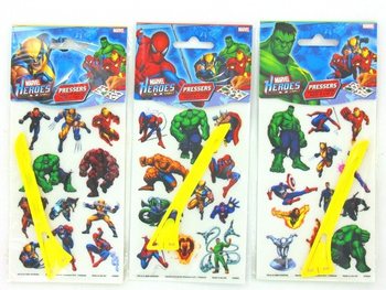 MARVEL HEROES SIIRTOKUVA / TARRA (24 kpl)