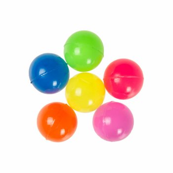 MIX POMPPUPALLOT NEONV&Auml;RIT &Oslash; 2,7 Cm (100 kpl)