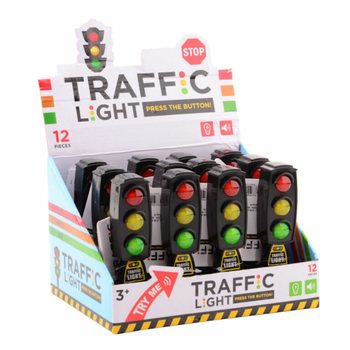 Leluliikennevalo valolla ja &auml;&auml;nell&auml; - Display (12 kpl)