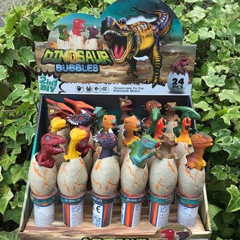 3D Dinosauria Saippuakuplasauvat (24 kpl telineess&auml;)