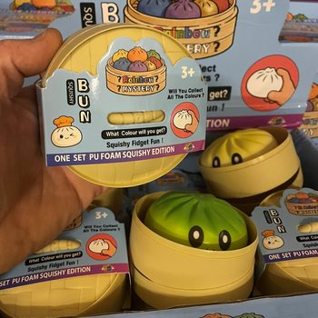 RAGE - Squishy Bun Dumplings ISOT - ONE SET PU FOAM SQUISHY EDITION (12 kpl)