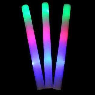 LED-vaahtomuovipatukat - Moniv&auml;rinen Display (24 kpl)