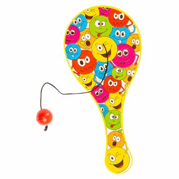 Smiley-mela ja pallo kuminauhalla (48 kpl)