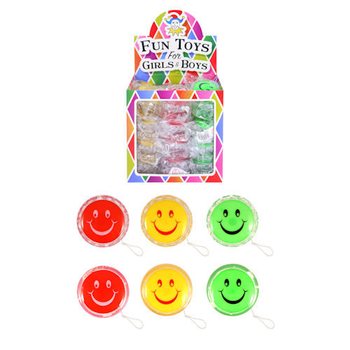 Iloiset Smiley Jo-jot Display-telineessä (36 kpl)