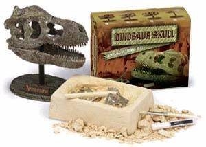 Dinosauruksen p&auml;&auml;kallo kaivaussetti (12 kpl)