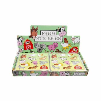FUN STICKERS – MALLI: MAATILAN ELÄIMET (120 kpl)