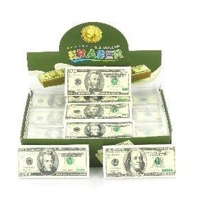 U.S. Dollar Purukumi Display-laatikossa (30 kpl)
