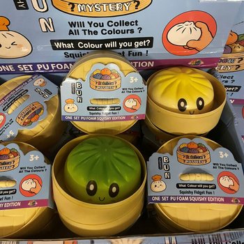 RAGE - Squishy Bun Dumplings ISOT - ONE SET PU FOAM SQUISHY EDITION (12 kpl)