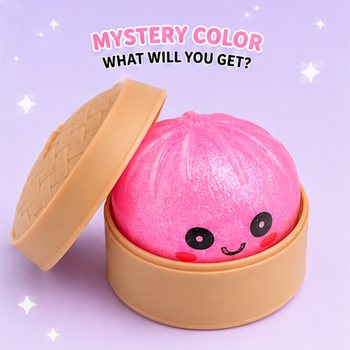 RAGE - Squishy SUGAR EDITION Bun Dumplings PIENI (5.3 x 5.3 x 4.1 Cm) Viral 2026 Fidget-lelu (24 kpl)