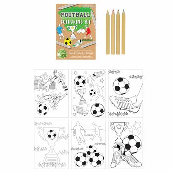ECO FRIENDLY Jalkapallo Piirustussarja (25 kpl)