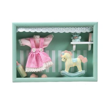 PUINEN 3D-SEIN&Auml;KORISTE LASTENHUONEESEEN - MALLI 2 (4 kpl)