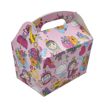 LASTEN MENULAATIKKO: PRINSESSA - Koko 18.5x12x19 CM - FOODBOX (24 kpl)