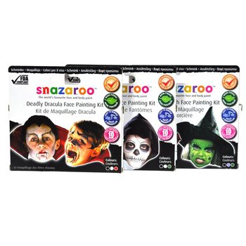 SNAZAROO - Lajitelma Kasvomaalaussettej&auml; (2 kpl)