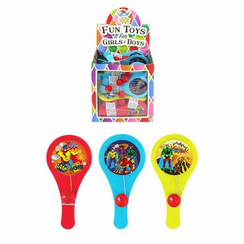 Supersankari Paddle Bat -peli - Display (96 kpl)