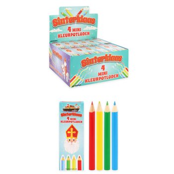 Sinterklaas v&auml;rikyn&auml;t 4-osainen setti telineess&auml; (120 kpl)
