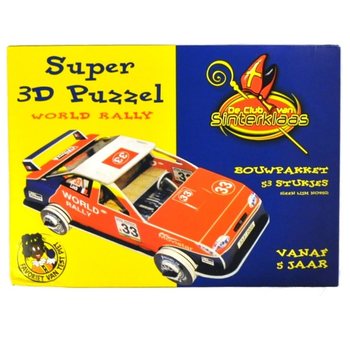 SUPER 3D-PALAPELI "WORLD RALLY" (6 kpl)