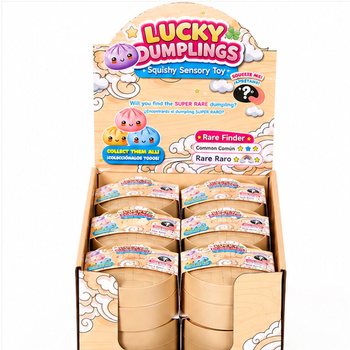 RAGE - LUCKY DUMPLINGS - Puristeltava Squishy-nyytti ISO Koko 8.5 x 8.5 x 4.8 Cm - DISPLAY-LAATIKOSSA (12 kpl)