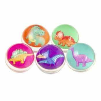 Dinosaurus-pompupallot Ø 3,2 cm (50 kpl)