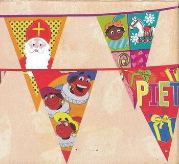 SINTERKLAAS-LIPPUNAUHA 6 METRI&Auml; (5 kpl)