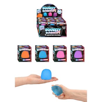 SQUEEZE GUM DROP - SOKERIT&Auml;YTTEELL&Auml; - DISPLAY-PAKKAUKSESSA (12 kpl)