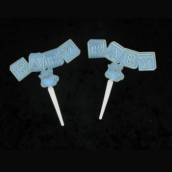VAUVAN SYNTYM&Auml; CUPCAKE-KORISTETIKKU - BABYBLU (12 kpl)