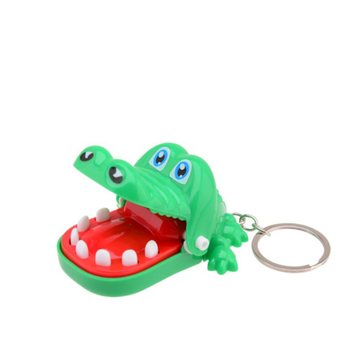 Krokotiilin puremapeli avaimenper&auml; - kortissa (24 kpl)