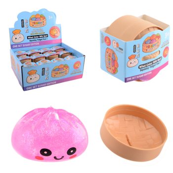 RAGE - Squishy SUGAR EDITION Bun Dumplings PIENI (5.3 x 5.3 x 4.1 Cm) Viral 2026 Fidget-lelu (24 kpl)